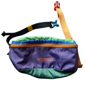 Cotopaxi Bataan Hip Pack Del Día One of a Kind Multicolor Deadstock Sustainable